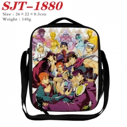 JoJos Bizarre Adventure Anime Lunch Bag Crossbody Bag 26x22x8.5cm 