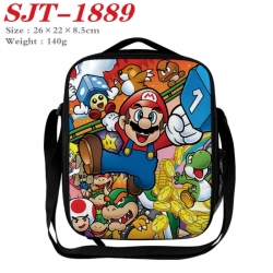 Super Mario Anime Lunch Bag Crossbody Bag 26x22x8.5cm 