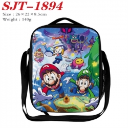 Super Mario Anime Lunch Bag Crossbody Bag 26x22x8.5cm 