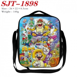 Super Mario Anime Lunch Bag Crossbody Bag 26x22x8.5cm 