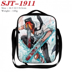Chainsaw Man Anime Lunch Bag Crossbody Bag 26x22x8.5cm 