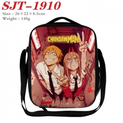 Chainsaw Man Anime Lunch Bag Crossbody Bag 26x22x8.5cm 