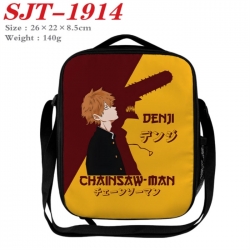 Chainsaw Man Anime Lunch Bag Crossbody Bag 26x22x8.5cm 