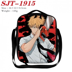 Chainsaw Man Anime Lunch Bag Crossbody Bag 26x22x8.5cm 