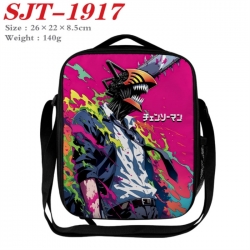 Chainsaw Man Anime Lunch Bag Crossbody Bag 26x22x8.5cm 