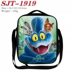 Zootopia Anime Lunch Bag Crossbody Bag 26x22x8.5cm 