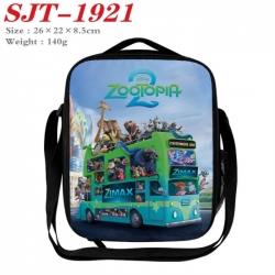 Zootopia Anime Lunch Bag Crossbody Bag 26x22x8.5cm 