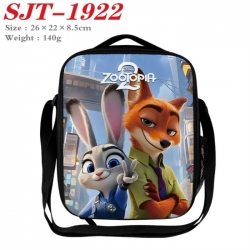 Zootopia Anime Lunch Bag Crossbody Bag 26x22x8.5cm 