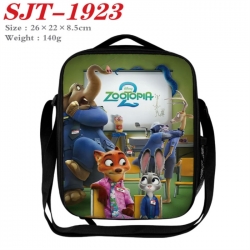 Zootopia Anime Lunch Bag Crossbody Bag 26x22x8.5cm 