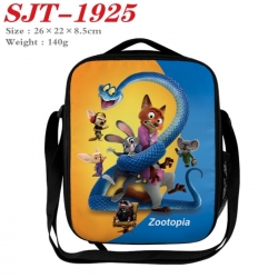 Zootopia Anime Lunch Bag Crossbody Bag 26x22x8.5cm 