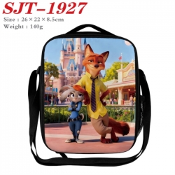 Zootopia Anime Lunch Bag Crossbody Bag 26x22x8.5cm 
