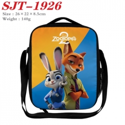Zootopia Anime Lunch Bag Crossbody Bag 26x22x8.5cm 
