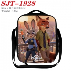Zootopia Anime Lunch Bag Crossbody Bag 26x22x8.5cm 
