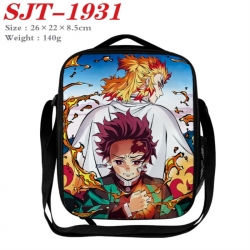 Demon Slayer Kimets Anime Lunch Bag Crossbody Bag 26x22x8.5cm 