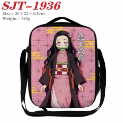 Demon Slayer Kimets Anime Lunch Bag Crossbody Bag 26x22x8.5cm 