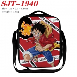 One Piece Anime Lunch Bag Crossbody Bag 26x22x8.5cm 