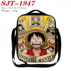 One Piece Anime Lunch Bag Crossbody Bag 26x22x8.5cm 