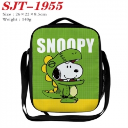 snoopy Anime Lunch Bag Crossbody Bag 26x22x8.5cm 