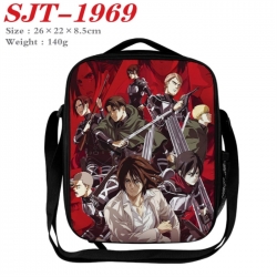 Shingeki no Kyojin Anime Lunch Bag Crossbody Bag 26x22x8.5cm 