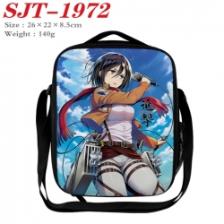 Shingeki no Kyojin Anime Lunch Bag Crossbody Bag 26x22x8.5cm 