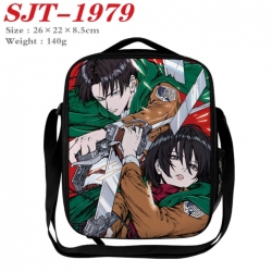 Shingeki no Kyojin Anime Lunch Bag Crossbody Bag 26x22x8.5cm 