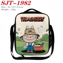 Labubu Anime Lunch Bag Crossbody Bag 26x22x8.5cm 