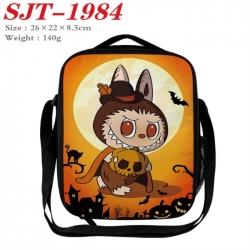 Labubu Anime Lunch Bag Crossbody Bag 26x22x8.5cm 