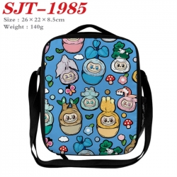 Labubu Anime Lunch Bag Crossbody Bag 26x22x8.5cm 