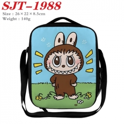 Labubu Anime Lunch Bag Crossbody Bag 26x22x8.5cm 