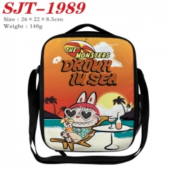 Labubu Anime Lunch Bag Crossbody Bag 26x22x8.5cm 
