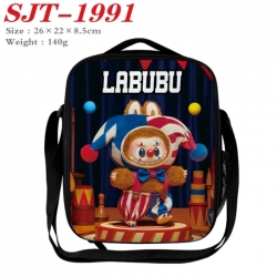 Labubu Anime Lunch Bag Crossbody Bag 26x22x8.5cm 