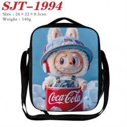 Labubu Anime Lunch Bag Crossbody Bag 26x22x8.5cm 