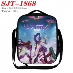 K-Pop:Demon Hunters Anime Lunch Bag Crossbody Bag 26x22x8.5cm 
