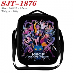 K-Pop:Demon Hunters Anime Lunch Bag Crossbody Bag 26x22x8.5cm