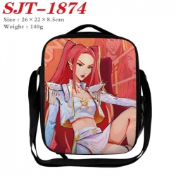K-Pop:Demon Hunters Anime Lunch Bag Crossbody Bag 26x22x8.5cm 