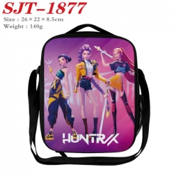 K-Pop:Demon Hunters Anime Lunch Bag Crossbody Bag 26x22x8.5cm