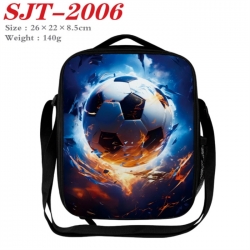 Football Anime Lunch Bag Crossbody Bag 26x22x8.5cm 