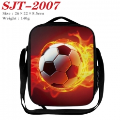 Football Anime Lunch Bag Crossbody Bag 26x22x8.5cm 