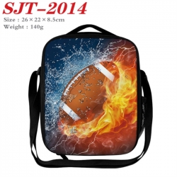 Football Anime Lunch Bag Crossbody Bag 26x22x8.5cm 