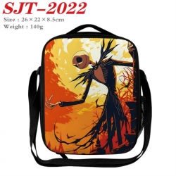 The Nightmare Before Christmas Anime Lunch Bag Crossbody Bag 26x22x8.5cm 