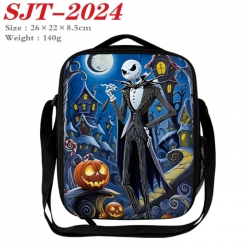 The Nightmare Before Christmas Anime Lunch Bag Crossbody Bag 26x22x8.5cm 