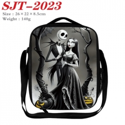 The Nightmare Before Christmas Anime Lunch Bag Crossbody Bag 26x22x8.5cm 