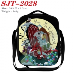 The Nightmare Before Christmas Anime Lunch Bag Crossbody Bag 26x22x8.5cm 