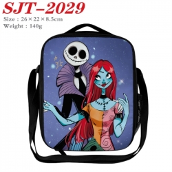 The Nightmare Before Christmas Anime Lunch Bag Crossbody Bag 26x22x8.5cm 