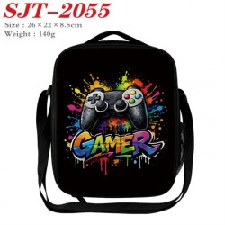 GamePad Anime Lunch Bag Crossbody Bag 26x22x8.5cm 