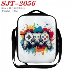 GamePad Anime Lunch Bag Crossbody Bag 26x22x8.5cm 