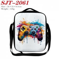 GamePad Anime Lunch Bag Crossbody Bag 26x22x8.5cm 
