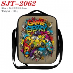 GamePad Anime Lunch Bag Crossbody Bag 26x22x8.5cm 