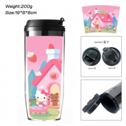 Sanrio Anime double-layer insulated water bottle and cup 350ML