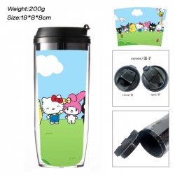 Sanrio Anime double-layer insulated water bottle and cup 350ML